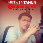 Ega Roy : Selamat Milat ke-14 Kerinci Time Terima Kasih untuk Perjalanan Tak Terlupakan