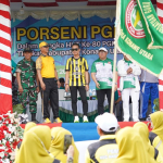 Bupati Konut Buka Resmi Pekan Olahraga dan PORSENI PGRI