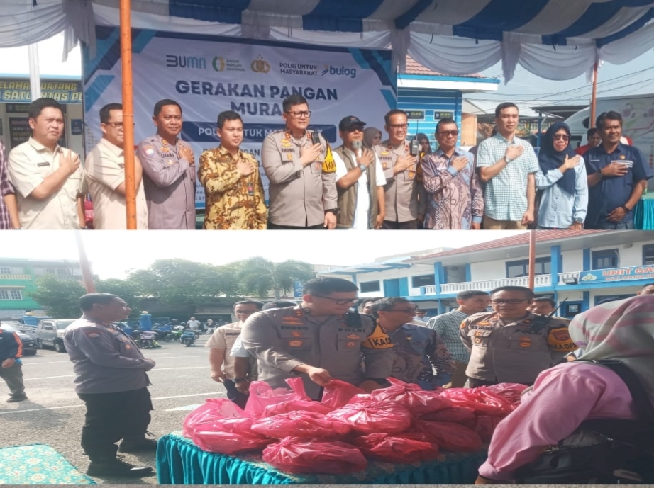Polres OKU Gelar Gerakan Pangan Murah Jelang Hari Raya Idul Fitri 1447 H