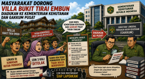 LSM Siap Ajukan Pengaduan Laporan Terkait Villa Bukit Tirai Embu