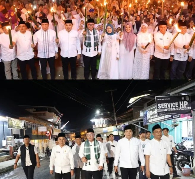 Ketua DPRD Hutri Randa Hadiri Pawai Obor Sambut Tahun Baru Islam 1 Muharram 1448 H