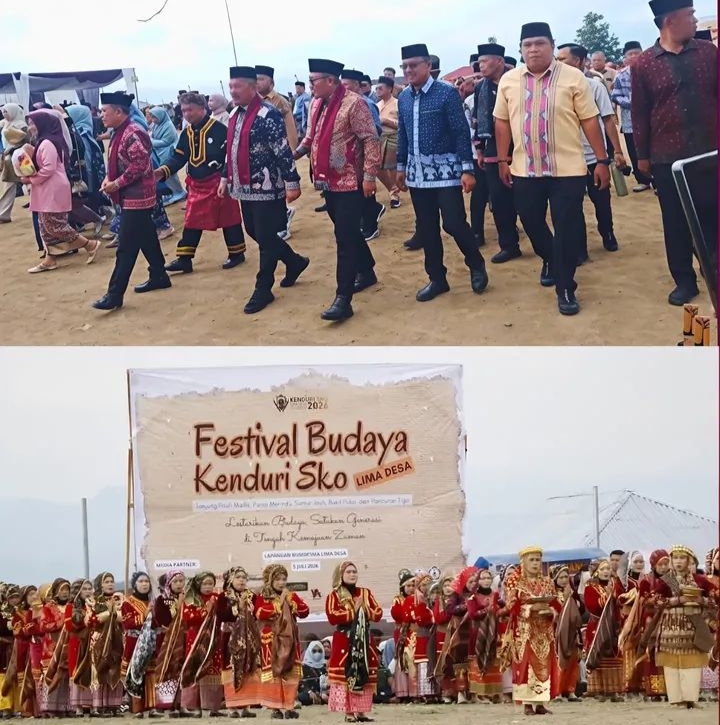 Ketua DPRD Hutri Randa Hadiri Festival Kenduri Sko Lima Desa di Tanjung Pauh Mudik