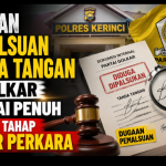 Dugaan Pemalsuan Tanda Tangan di Golkar Sungai Penuh Naik ke Tahap Gelar Perkara