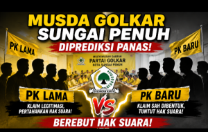 Musda Golkar Sungai Penuh Diprediksi Panas, PK Lama dan PK Baru Berebut Hak Suara