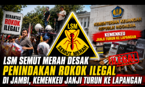 LSM Semut Merah Desak Penindakan Rokok Ilegal di Jambi, Kemenkeu Janji Turun ke Lapangan
